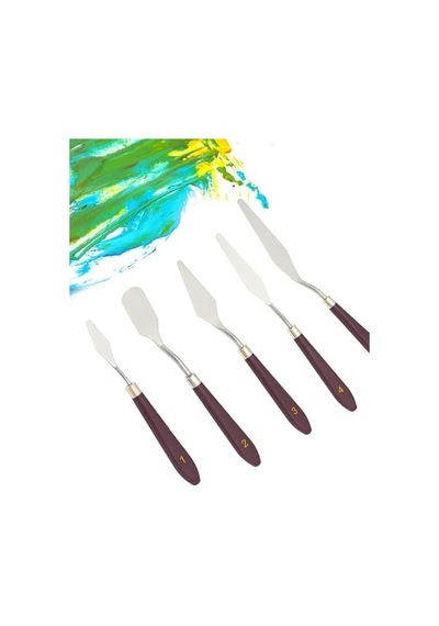 Palet Bıçağı 5 Parça Paslanmaz Çelik Spatula Seti, Kil Hamuru Pasta Krema Yağlıboya İçin Ahşap Saplı Süsleme Şekil Verme Ve Kazıma, Boya Araçları,mutfakta Ve Diğer Hobi Ve El Sanatları İçin 0 Palet Bıçağı 5 Parça Paslanmaz Çelik Spatula Seti, Kil Hamuru Pasta Krema Yağlıboya İçin Ahşap Saplı Süsleme Şekil Verme Ve Kazıma, Boya Araçları,mutfakta Ve Diğer Hobi Ve El Sanatları İçin 0