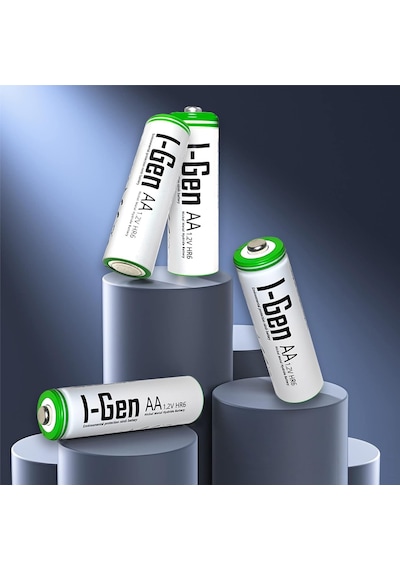 B138 2 Adet Aa 2700 Mah Şarj Edilebilir Kalem Pil 1.2v Ni-mh Şarjlı Pil