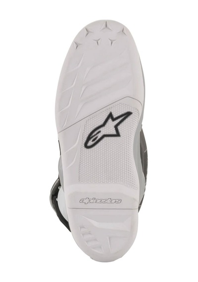 Alpinestars Tech 7s Kros Çocuk Motosiklet Botu Siyah Gri Beyaz Altın