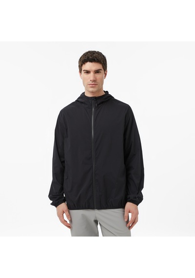 Nautica Erkek Siyah Regular Fit Kapüşonlu Su İtici Montdüzj65006t