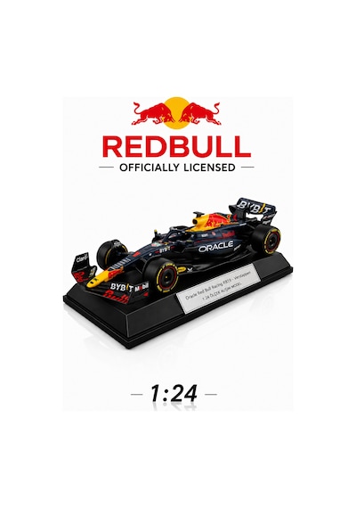 Lisanslı Red Bull Racing Rb19 F1 Formula 1 Max Verstappen 1:24 Ölçek Metal Maket Model Araba Çok Renkli