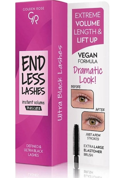 Golden Rose Endless Lashes Maskara Siyah
