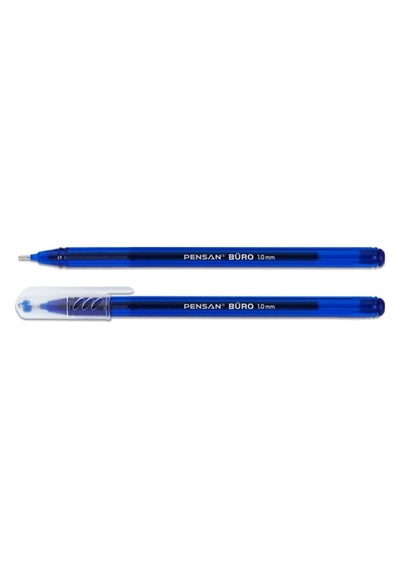 20 Adet Pensan 2270 Büro 1.0 Mm Mavi Tükenmez Kalem Ballpoint