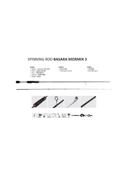 Lucky John Basara Mormıx 3 - 36t 0.5-3gr 2p 198cm Lrf Kamışı 0,5-3gr