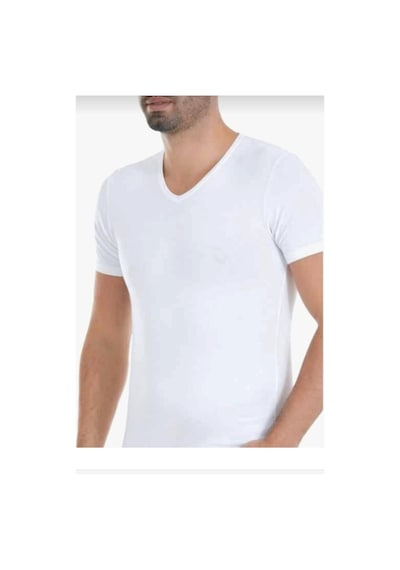Yıldız 480 Erkek Bambu V Yaka Kısa Kol Atlet 12 Adet 001
