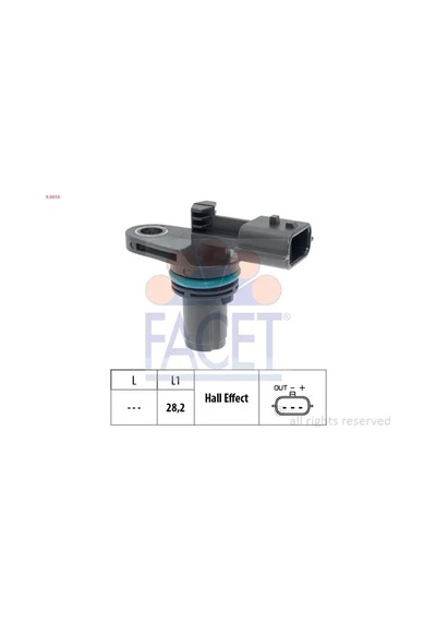 Eksantrik Devir Sensörü - Dacia Lodgy, Sandero, Duster, Logan, Dokker, Talento - Facet-90616 20583109