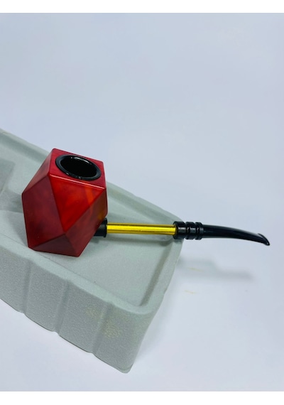 Alcan HG710 Ahşap Görünümlü Sert Akrilik Pipo 10 CM