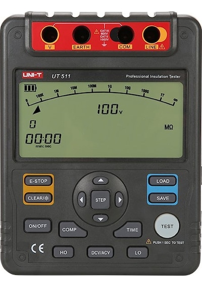 Unı-t Ut 511 Endüstriyel İzolasyon Test Cihazı 1000v 10g Ohm