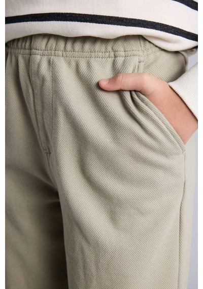 Defacto Düz Paça Pantolon Erkek Çocuk G4035a826spkh244 Haki-kh244