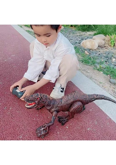 Uzaktan Kumandalı Büyük T-rex Dinozor - 48 Cm Duman Efektli, Sesli Ve Işıklı Usb Şarjlı Rc Aksiyon F