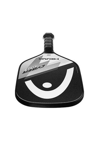 Head Cyber Elite Pickleball Paddle, Fiberglas Yüzey, Siyah/beyaz Renk, Orta Seviyelere Başlıyor Açık Mavi