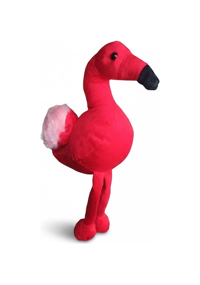 5 Adet Hawaii Flamingo Peluş Oyuncak 25 Cm Yumuşak Uyku Arkadaşı Parti Süsü Kampanya Paketi Set Kırmızı