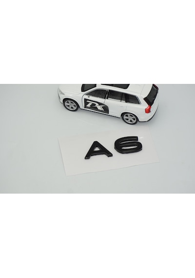 Dk Tuning A6 2025+ Bagaj Siyah 3m Yazı Logo Audi İle Uyumlu Bagaj Arma