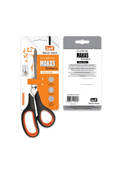 Sarff Easy Grıp Ofis Makası - 22cm