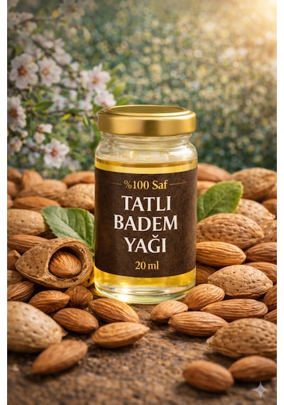 Life Tatlı Badem Yağı 20 Ml Katkısız Doğal İçerik - Soğuk Sıkım