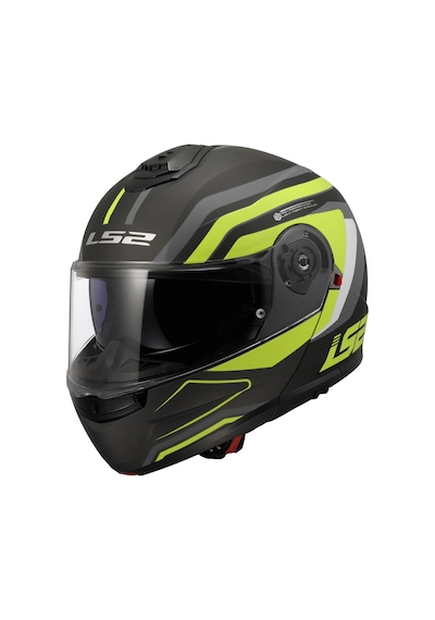 Ls2 Strobe 2 Phantom Mat Tıtanıum-neon Sarı Kask - Xxl