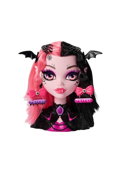 Monster Hıgh Draculaura Saç Tasarımı Büstü Renk Değişimli Aksesua