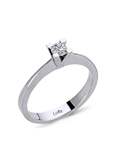 Lova 0,19 Karat Pırlanta Tektaş Yüzük - 1040013