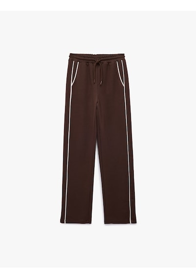 Koton Yüksek Bel Lastikli Cep Detaylı Biyeli Oversize Geniş Paça Eşofman Altı Kahverengi 6wak40079nk Kahve Koton Yüksek Bel Lastikli Cep Detaylı Biyeli Oversize Geniş Paça Eşofman Altı Kahverengi 6wak40079nk Kahve