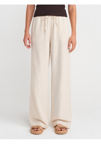 Dilvin 72159 Pijama Pantolon-ekru Ekru