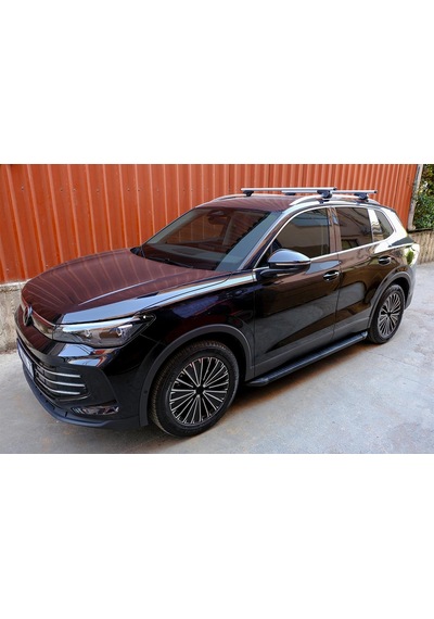 Vw Tiguan Ara Atkı Bold Bar Gri 2 Parça 97-119cm 2024 Ve Sonrası