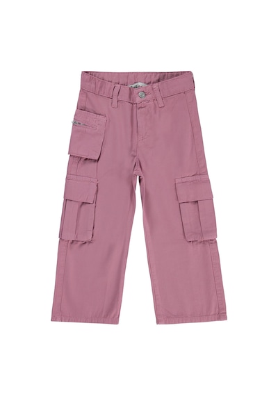 Civil Girls Üç Cepli Kargo 2-5 Yaş Pantolon - Pembe Gülkurusu