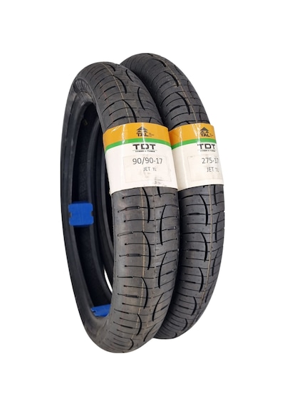 90/90-17 Ve 275-17 Tubeless - Dubleks Jet Lastik Takımı