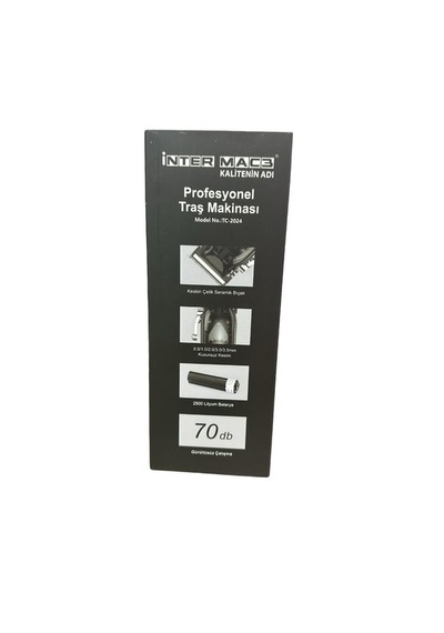Intermac TC-2024 Profesyonel Çelik Bıçak ve Gövdeli Tıraş Makinesi