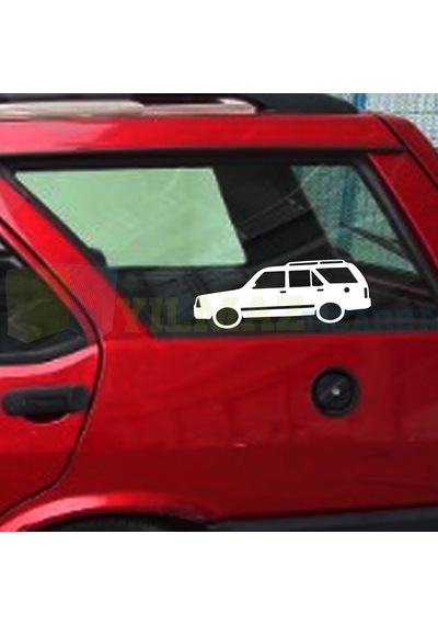 Tofaş Kartal Basık Araç Sticker Yapıştırma Araba Etiket 1 Çift