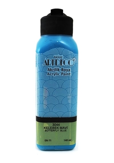 Artdeco Akrilik Boya 140Ml Kelebek Mavi  3044