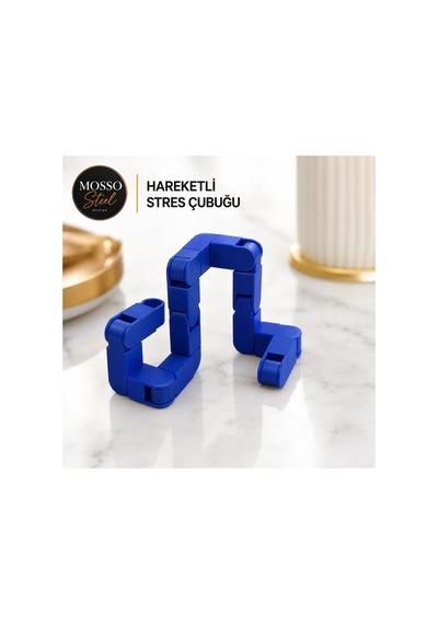 Hareketli Stres Çubuğu Katlanabilir Fidget Oyuncak Dönüşebilen Hareketli Stres Çubuğu