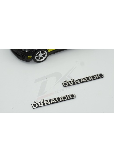 Dynaudio Logo Hoparlör Krom Metal 3M Logo Amblem 2 Li Set N11.4294