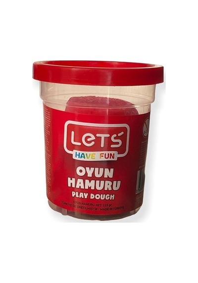 Lets Oyun Hamuru 115 G Kırmızı - 2 Adet