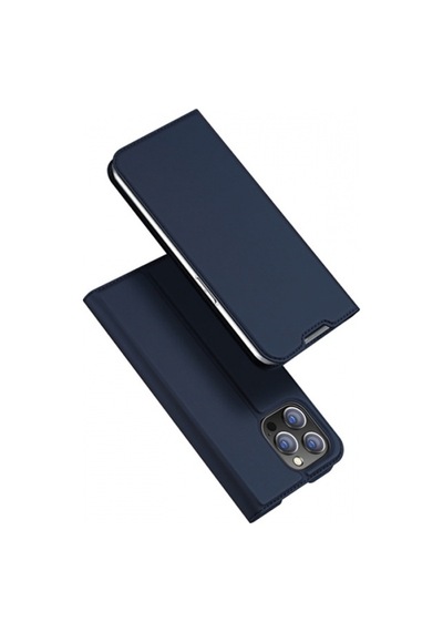 More TR Dux Ducis Apple Uyumlu iPhone 14 Pro 6.1 Kılıf Skin Pro Series Flip Cover Kapaklı Kılıf - Lacivert