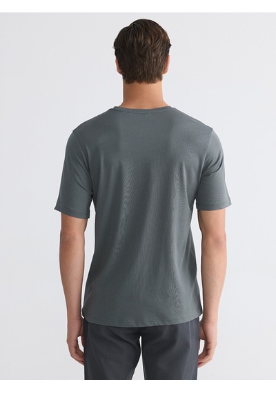 Lcwaıkıkı Classic Yeşil Regular Fit Basic Erkek Dry Touch Tişört