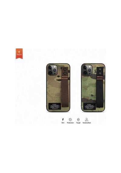 Kajsa Apple Uyumlu iPhone 12 Kılıf Kajsa Cordura Serisi Military Kapak ZORE-216627