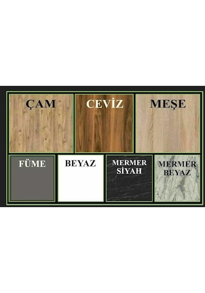 Loysen Kahve Köşesi Çok Amaçlı Dolap Kiler Mutfak Dolabı Ceviz Ceviz