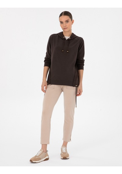 Pierre Cardin Kadın Kahverengi Sweatshirt 50314041-vr029 Kahverengi