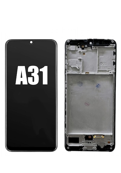 Samsung Uyumlu Galaxy A31 Lcd Ekran Dokunmatik Çıtalı Tft Copy