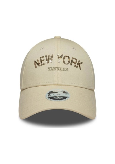 New Era Wmns Sequın Wordmark 9forty Neyyan Unisex Şapka 60771753 Bej