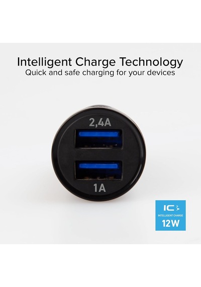 Lexroo Araç Tipi Şarj Cihazı2usb/2.4a Tecr2usb24afast Standart