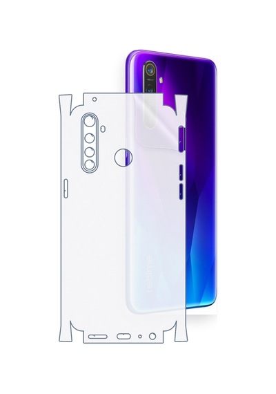Realme 5 Pro Uyumlu Fullbody Arka Kaplama Hidrojel Koruyucu Film