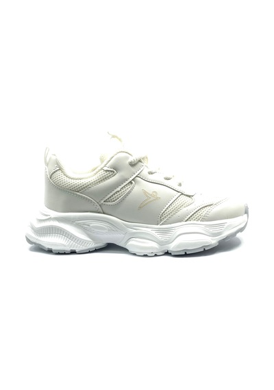 Cool Birian-26 Bağcık Görünümlü Cırt Cırtlı Sneaker Ortopedik Çocuk Spor Ayakkabı Beyaz