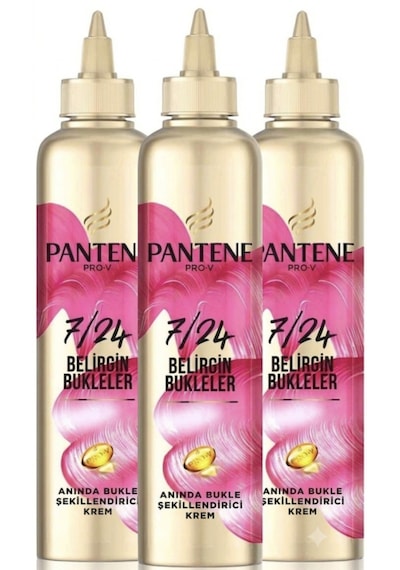 Pantene 7/24 Saç Bakım Kremi Anında Bukle Şekillendirici 3 X 300 Ml