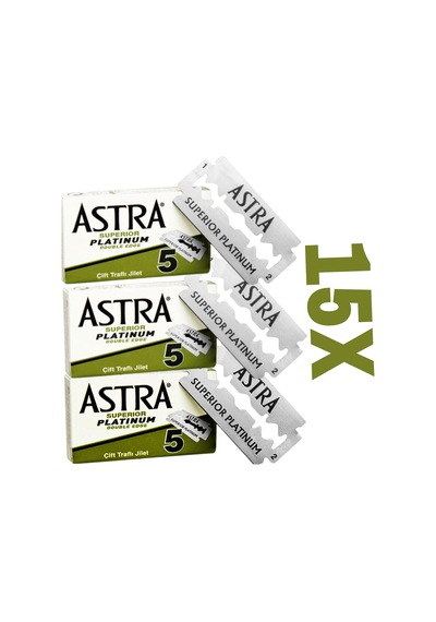 Susicit Superior Premium Platinum Çift Kenarlı Güvenlik Tıraş Bıçağı, 5 Adet 3'lü Paket Diğer