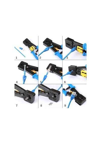 Forline Ezrj45 Cat6-rj45-rj11 Sıkma Pensesi 1