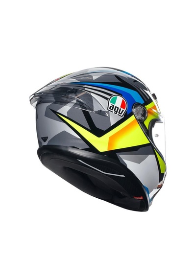 Agv Kask K6 S Mplk Joan Black Blue Yellow Renkli
