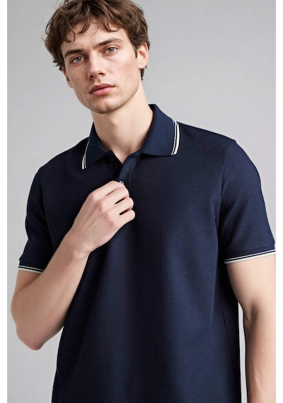Defacto Regular Fıt Polo Yaka Waffle Kısa Kollu Polo Tişört D7932ax26spnv241 Lacivert-nv241 Defacto Regular Fıt Polo Yaka Waffle Kısa Kollu Polo Tişört D7932ax26spnv241 Lacivert-nv241