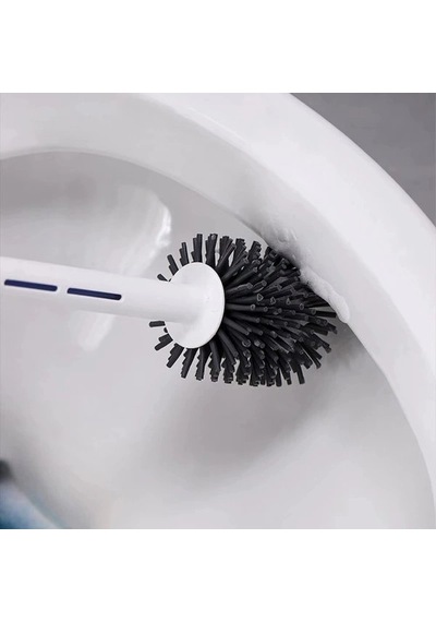 Özel Üretim Pratik Temizlik Banyo Hijyenik Ergonomik Deterjan Hazneli Silikon Tuvalet Fırçası Diğer