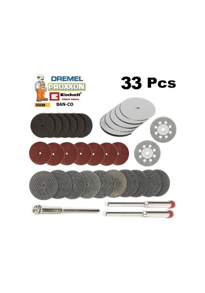 Mini Taşlama Cihazı Gravür Hobi Seti 33 Parça Kesici Zımpara Se